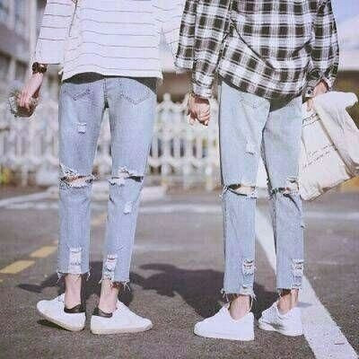 不露脸也甜！14张衬衫领带情侣半身头像来啦