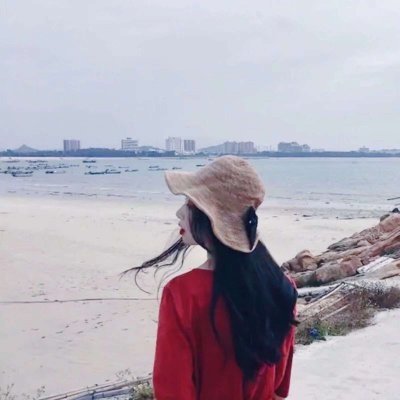 微信情头一对侧脸！28张高清好看的一男一女侧脸情侣头像