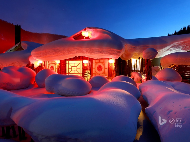 农场雪乡小年主题电脑壁纸上新 多款分辨率可选