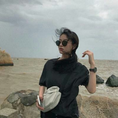 14组浪漫海边情侣头像 一男一女成对高清图