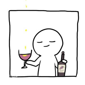 12组超萌简笔画情侣头像 一男一女卡通款