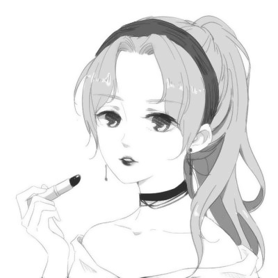 26张高清手绘二次元情侣头像 一男一女款可直接下载