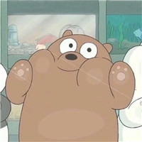 一左一右的可爱卡通动物情侣头像 18张合集