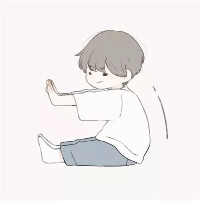 12张可爱简约手绘动漫情头 高清无水印