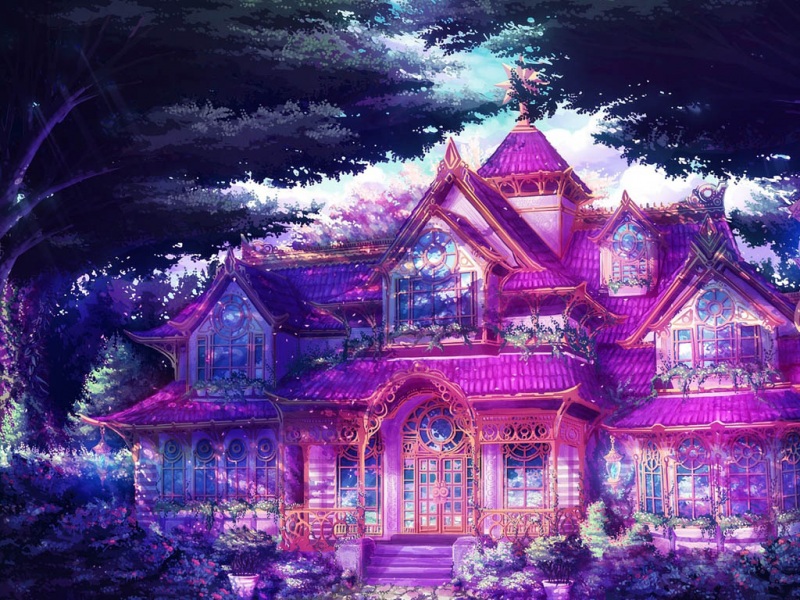 森林城堡主题电脑动漫壁纸上新啦