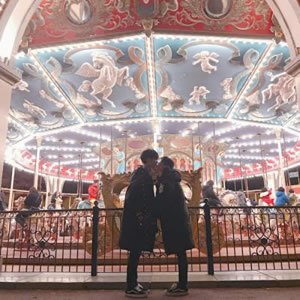 12张高清小清新吻照情侣头像 双人唯美氛围感拉满