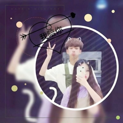 一左一右带字的微信情侣头像 12张高清唯美款