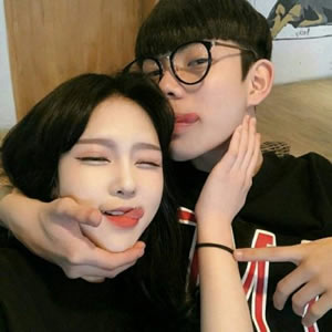 16张潮流时尚款情侣头像 高清个性范一对两张图