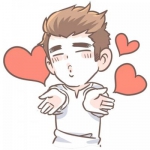 18张高清可爱动画情侣头像 一男一女配对款