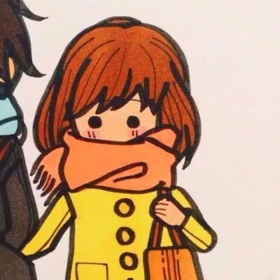 36张可爱呆萌卡通情侣QQ头像 高清好看又治愈