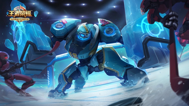 王者荣耀盾山极冰防御线高清壁纸分享