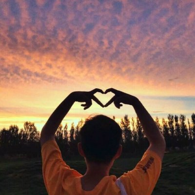 26张高清唯美真人情侣头像 一对两张超好看