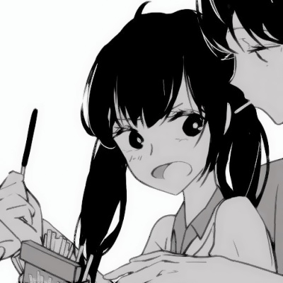 30组超暖二次元漫画情侣头像 一左一右高清图