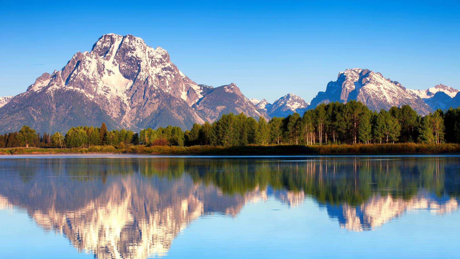怀俄明州湖山水电脑桌面壁纸 多款分辨率可选