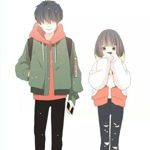 《怦然心动》动漫情头合集 20张高清唯美情侣头像