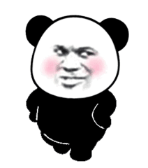 抖音爆火！超大霸屏熊猫头动态表情包来了