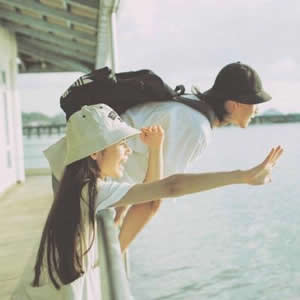 16组超治愈！唯美小清新情侣头像一对两张合集