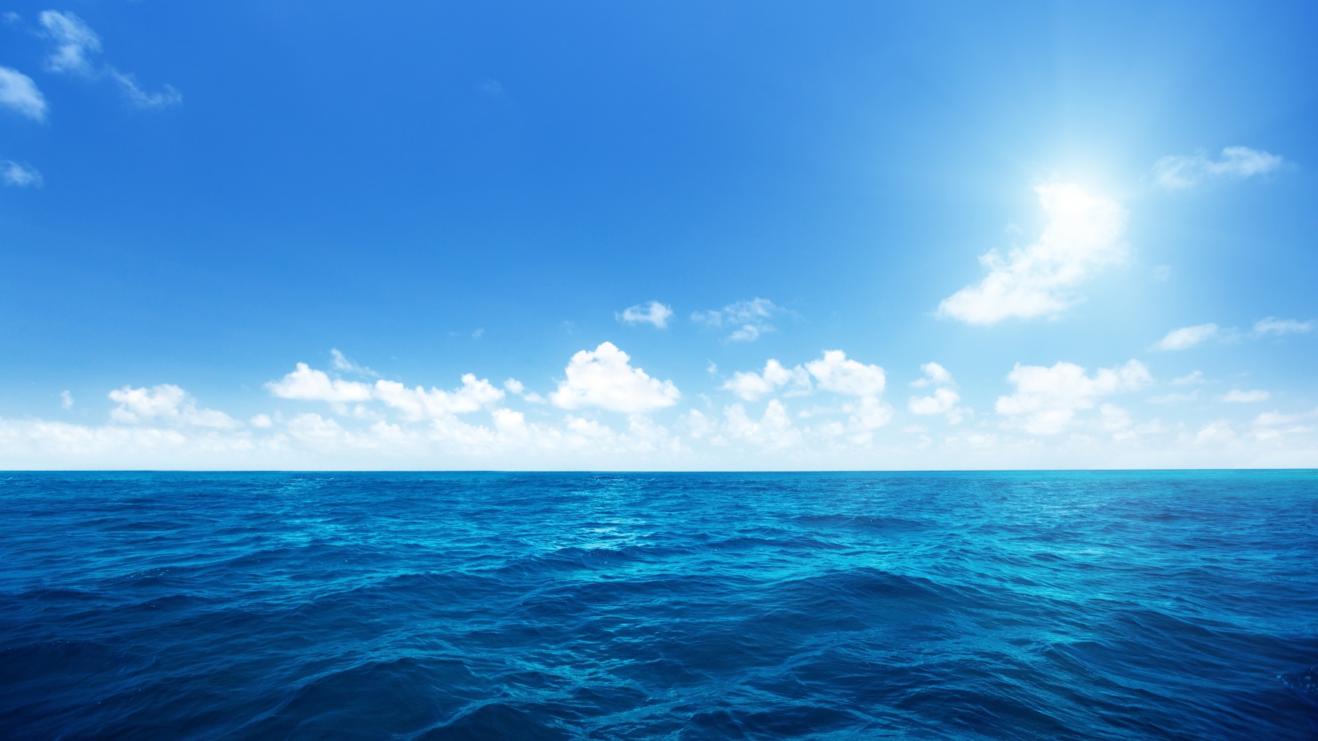 这套治愈系大海电脑壁纸，把蓝天碧海搬进你的桌面