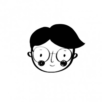 8张高清可爱简笔画情侣头像 太适合当情头了