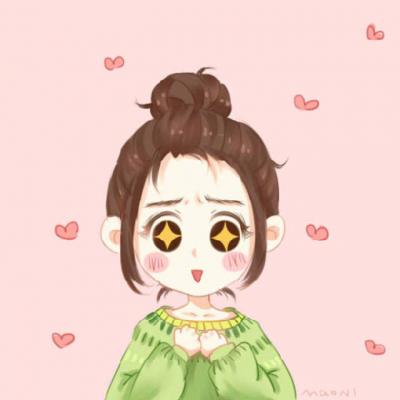 超萌卡通微信情侣头像一男一女 24张高清可爱款