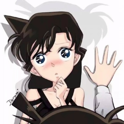 抖音超火！柯南毛利兰情侣头像 12张高清原图合集