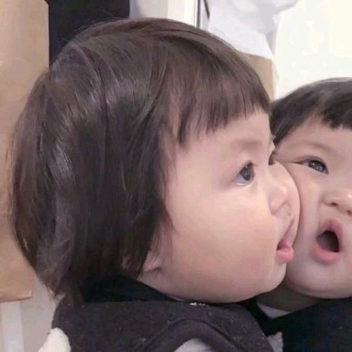 超萌呆萌小孩情侣头像合集 一共12张高清图