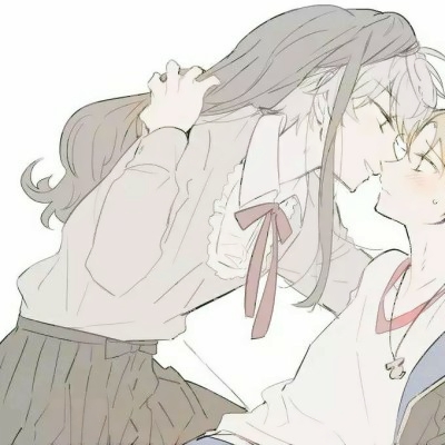 二次元污系情侣头像 32张高清好看的男女配对图