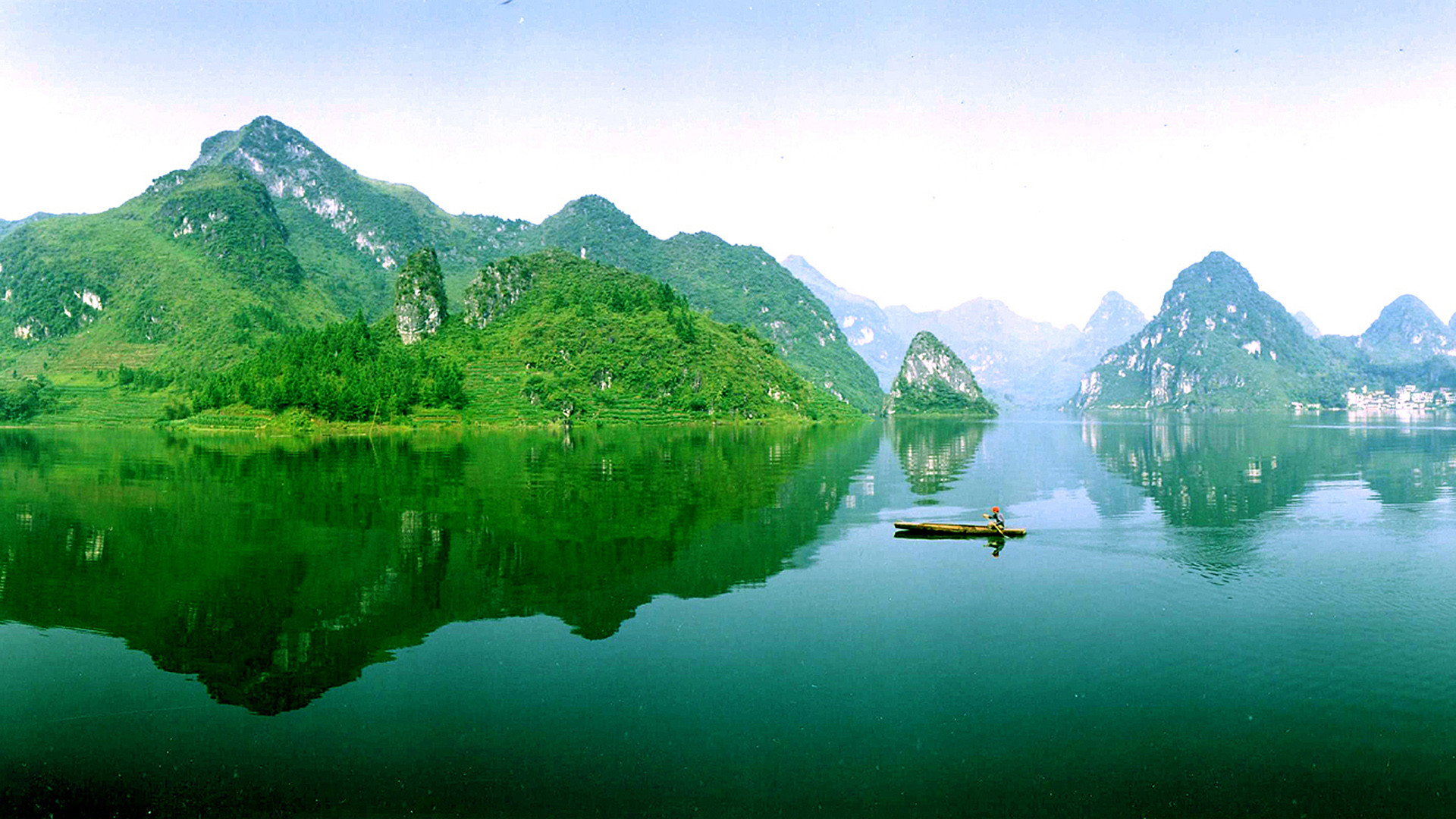 能当电脑桌面的桂林山水壁纸 氛围感拉满