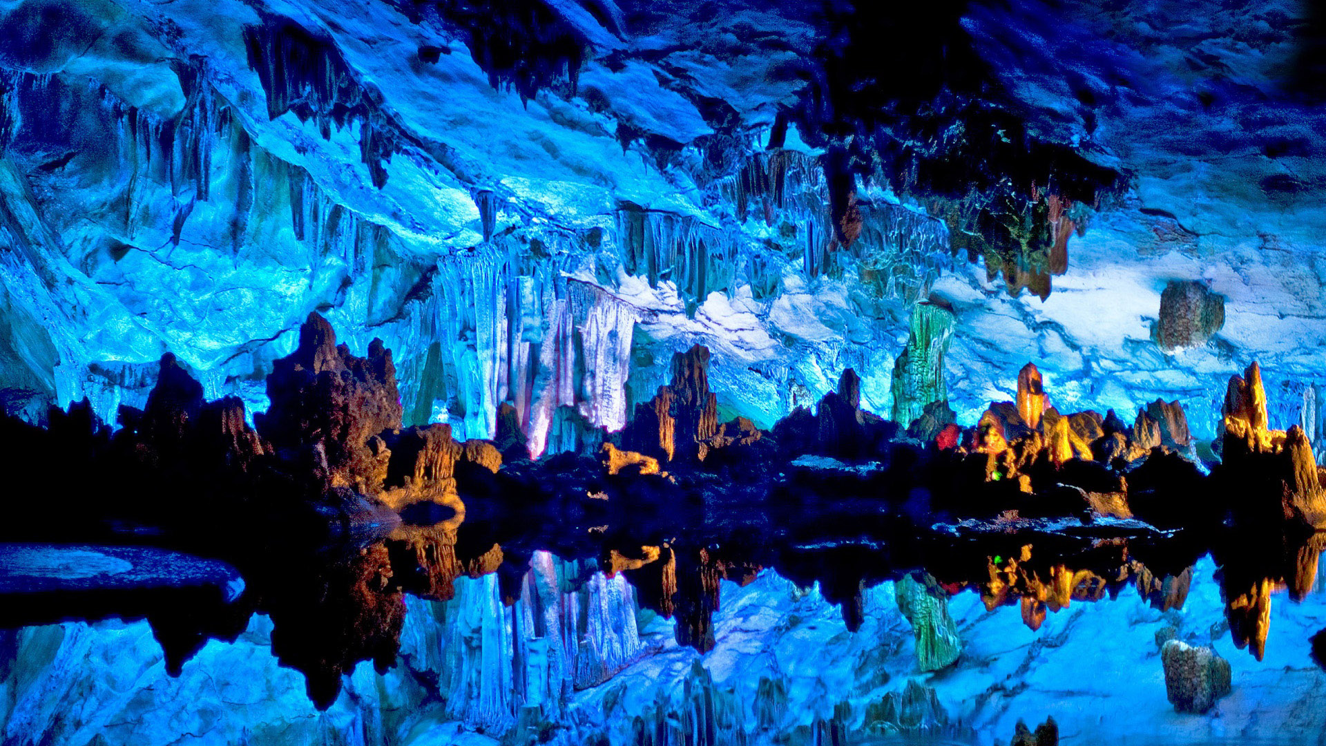 桂林芦笛岩风光电脑桌面壁纸上新 多款高清尺寸可选