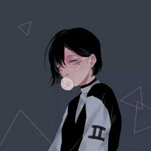 18张高清好看的分开版动漫情侣头像，一男一女个性款