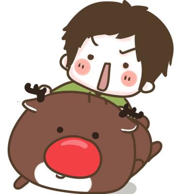 24组呆萌牛轰轰情侣头像 高清一对直接用