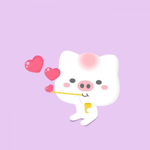 超可爱！24组一左一右卡通呆萌情侣头像高清合集