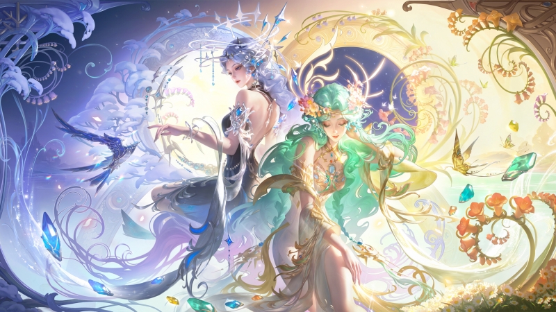 王者荣耀貂蝉馥梦繁花高清无水印壁纸 游戏玩家必备