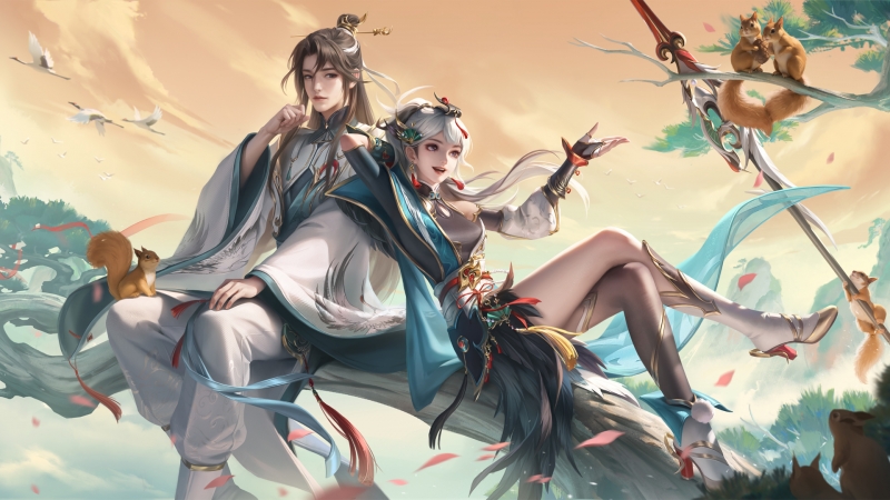 王者荣耀云缨怀真七夕新皮肤超清无水印壁纸资源来了