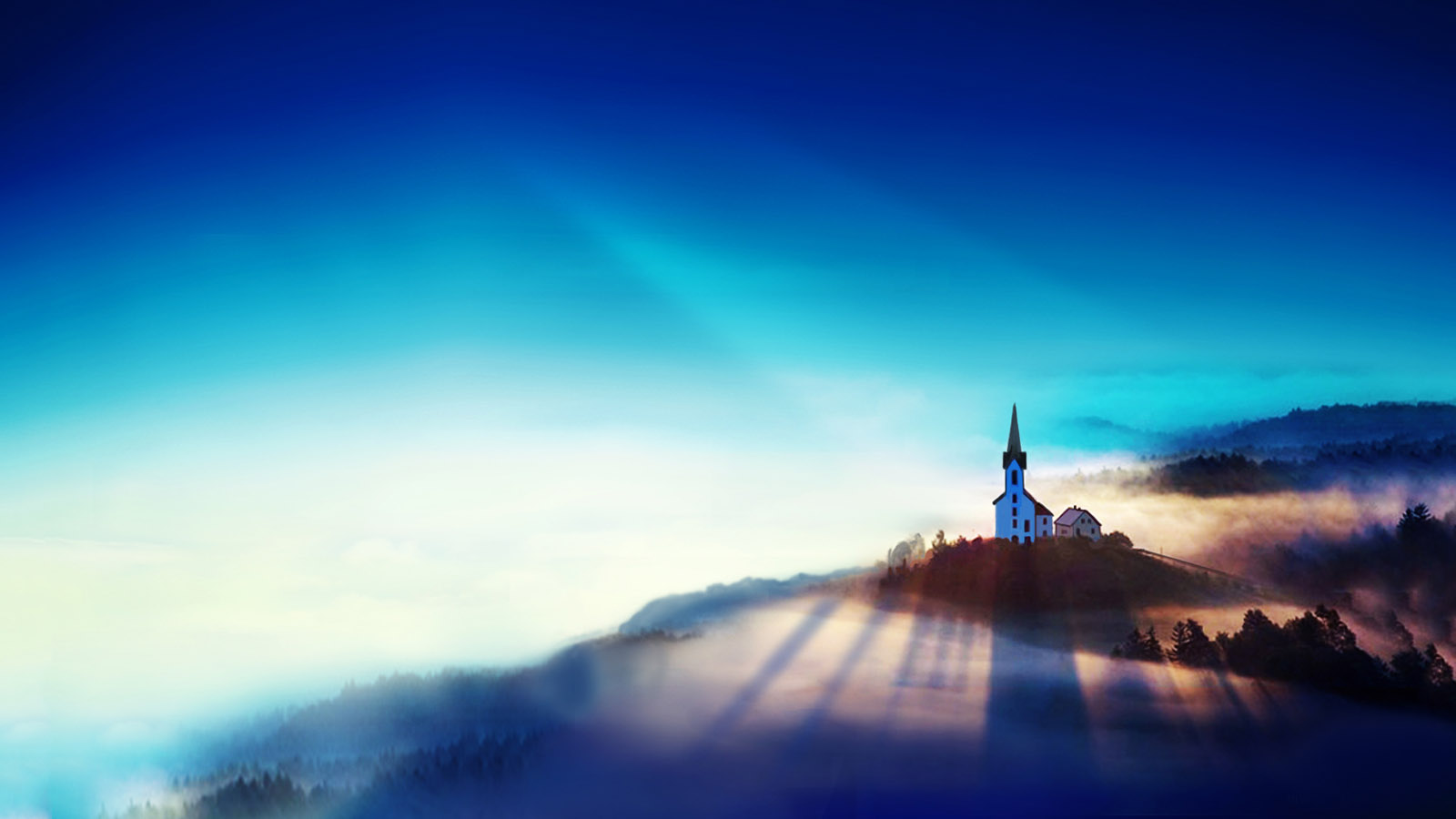 古堡森林主题高清电脑桌面壁纸上新啦