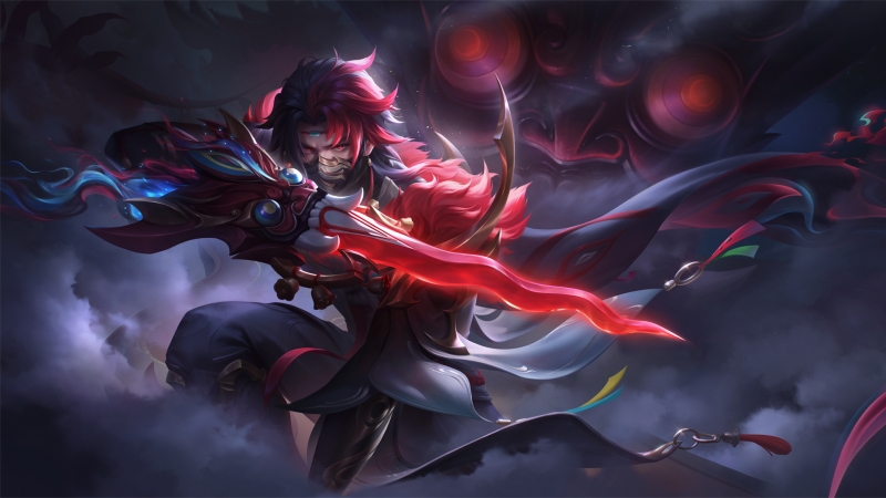 王者荣耀兰陵王傩神伺高清壁纸合集