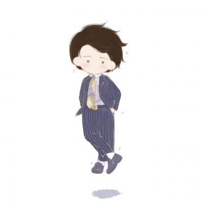 一男一女手绘动漫情侣头像 30张可爱好看的情头合集