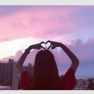 落日夕阳情侣头像来啦！28张高清唯美一对两张任你挑