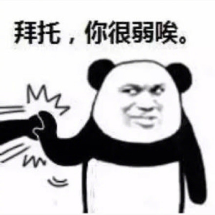 熊猫头功夫警告表情包来啦！休得放肆，来斗图