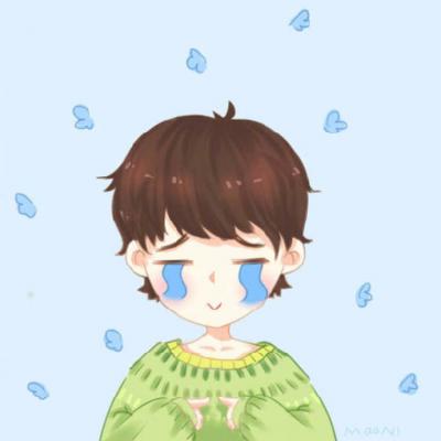 超萌卡通微信情侣头像一男一女 24张高清可爱款