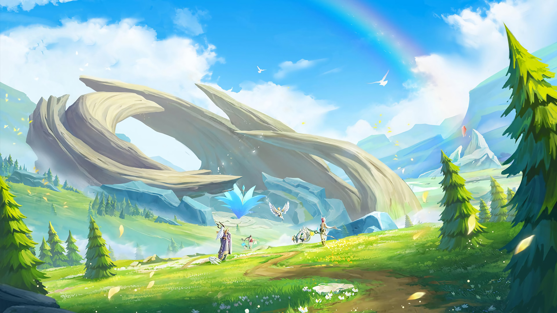 王者荣耀六周年专属游戏风景原画壁纸合集上线啦