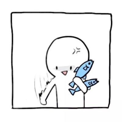 28组超可爱简笔小白人情头 左右配对手绘款高清分享