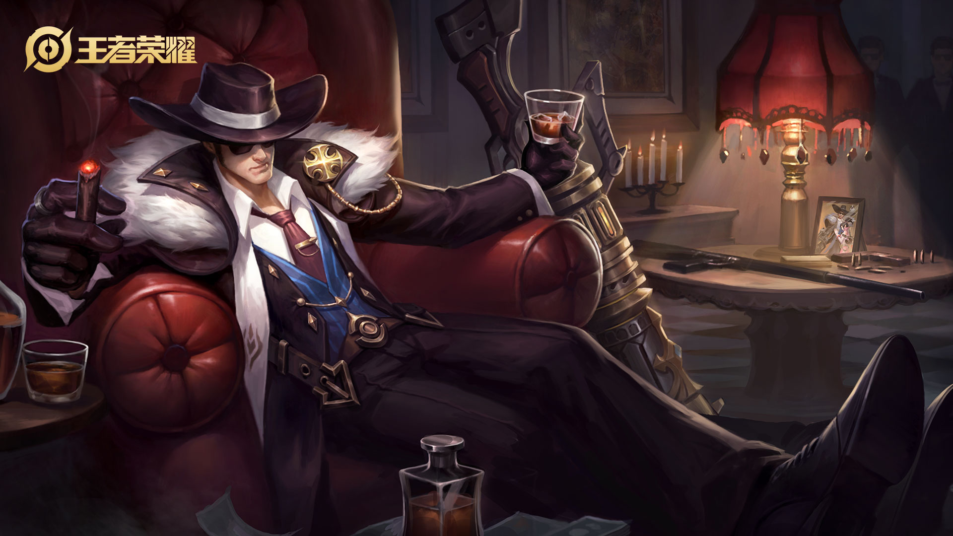 刘备纽约教父皮肤 王者荣耀高清壁纸合集