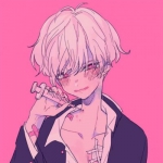 16组高清丧气二次元病娇黑化情侣头像 一对两张