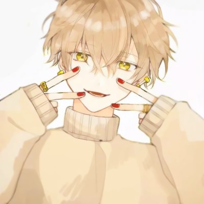 26张高清手绘二次元情侣头像 一男一女款可直接下载