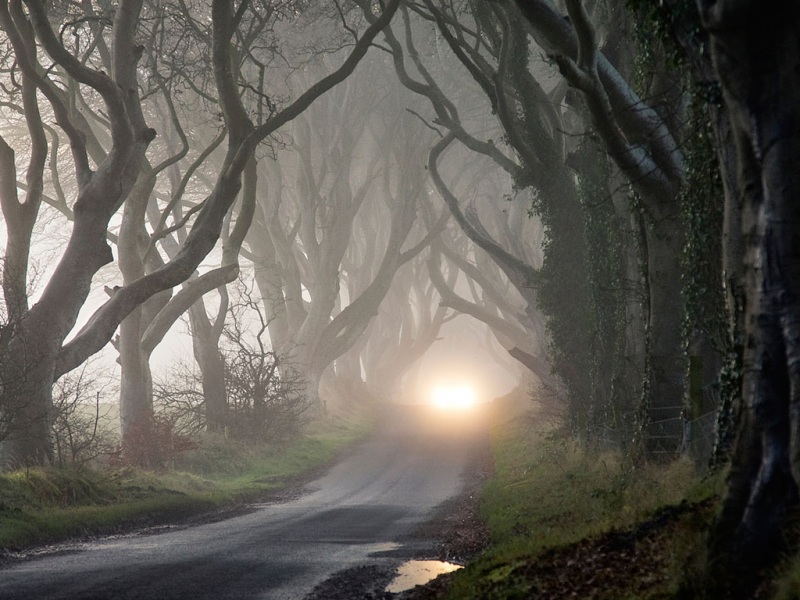 超治愈！山区公路风景电脑桌面动漫风壁纸合集
