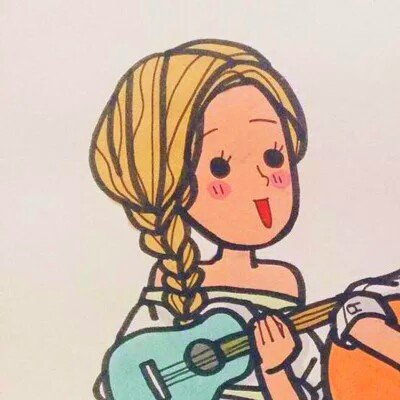 36张可爱呆萌卡通情侣QQ头像 高清好看又治愈