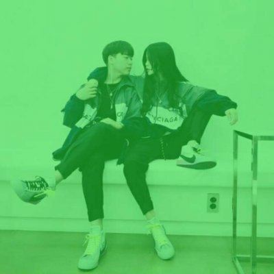 绿色系QQ情侣头像来啦！10张高清一对两张款
