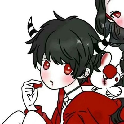 32张高清黑暗冷酷风动漫情侣头像 一对两张安排上了