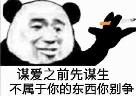 熊猫头抽烟梗表情包合集来了